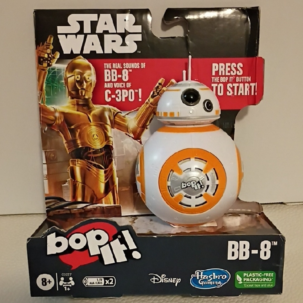 Hasbro Star Wars BB-8 Bop It! Interactive Toy - Orange and White